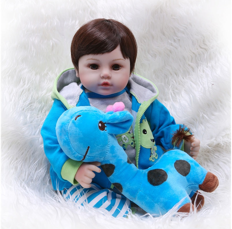 47CM Newborn Baby Dolls Silicone