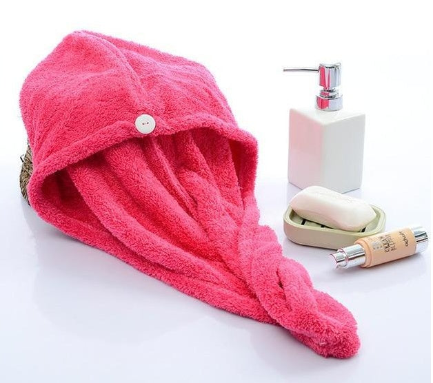 Women's Hair Dryer Cap, Absorbent Towel