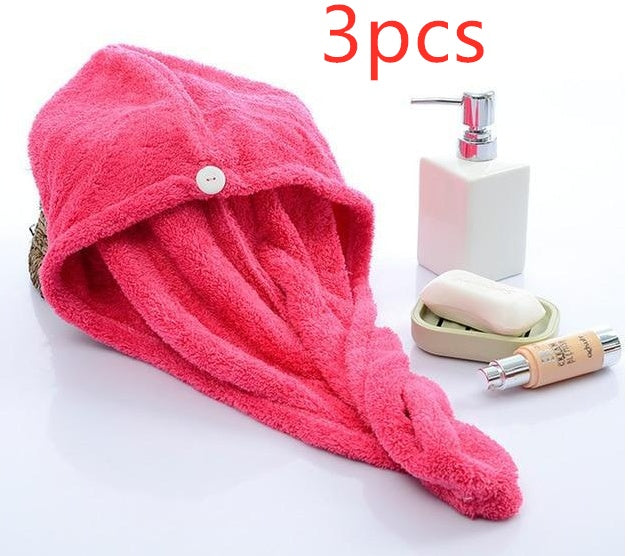 Women's Hair Dryer Cap, Absorbent Towel