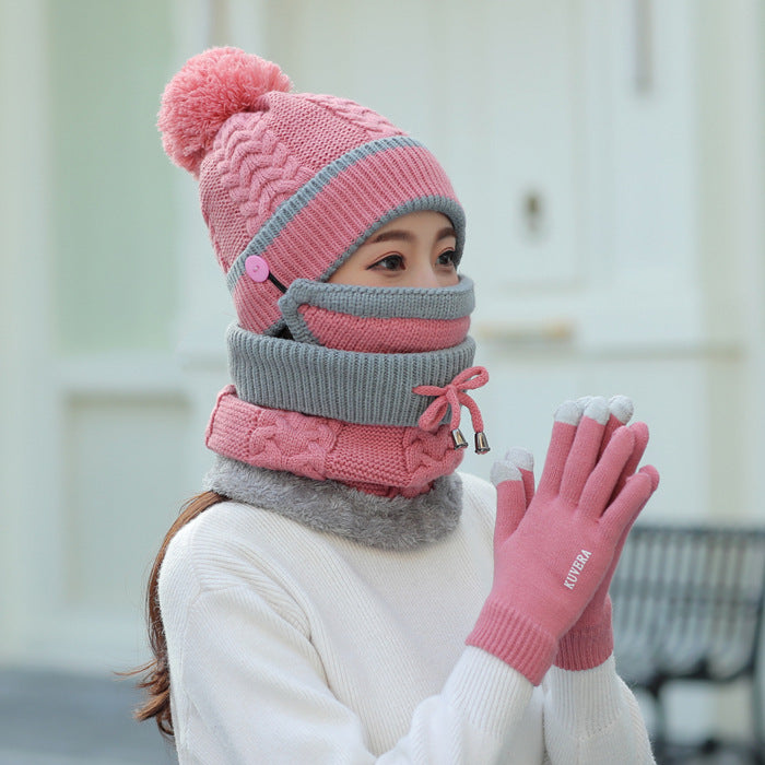 stay warm hat,gloves and bib