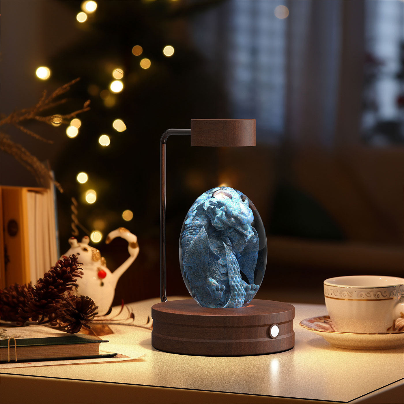 Crystal Ball Cosmic Indoor Night Light USB Power