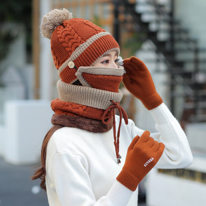 stay warm hat,gloves and bib