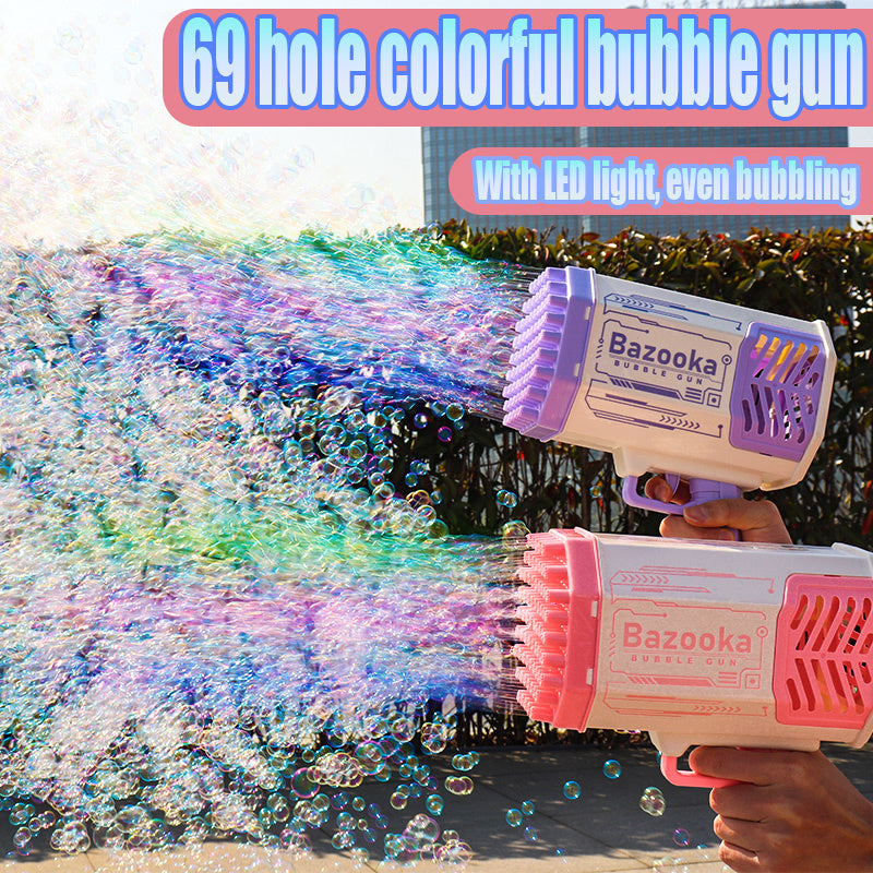 Soap Bubbles Machine Gun With Light