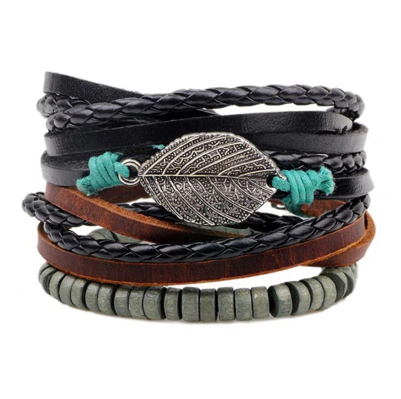 Leather Vintage Braided Bracelet