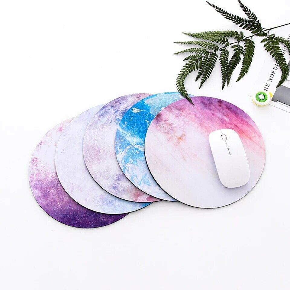 Space Round Mouse Pad Non Slip