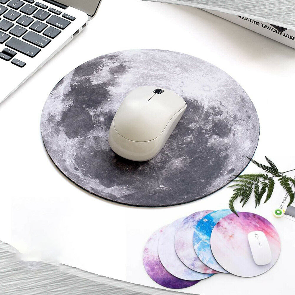 Space Round Mouse Pad Non Slip