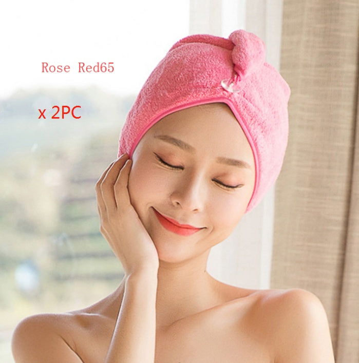 Women's Hair Dryer Cap, Absorbent Towel