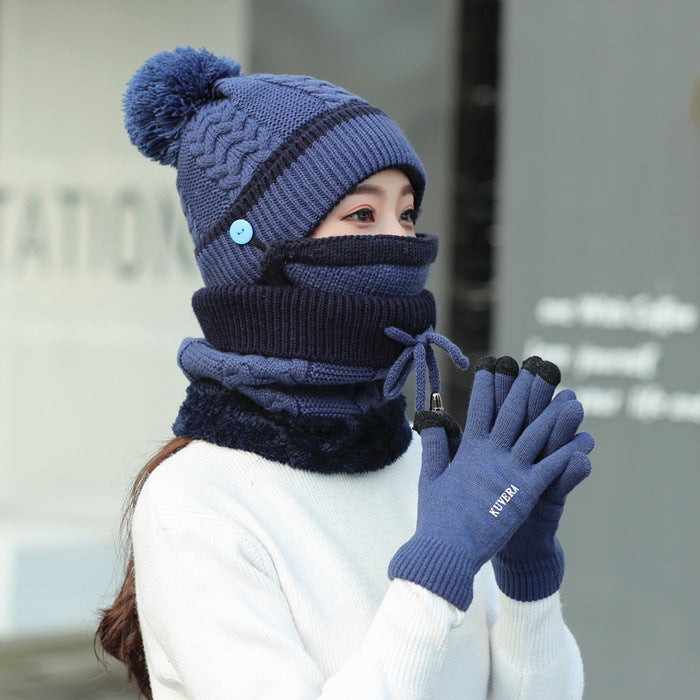 stay warm hat,gloves and bib