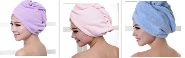 Women's Hair Dryer Cap, Absorbent Towel