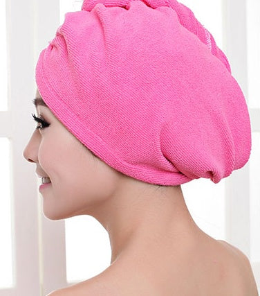 Women's Hair Dryer Cap, Absorbent Towel