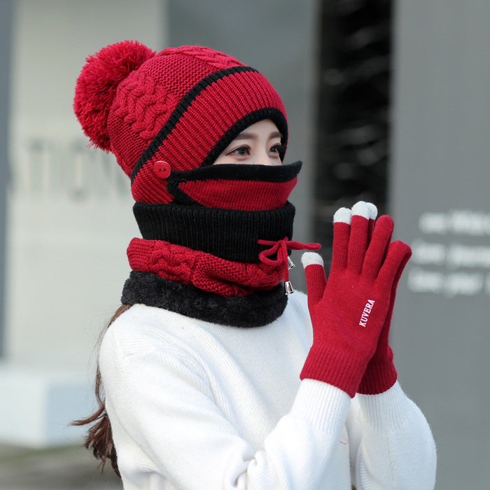 stay warm hat,gloves and bib