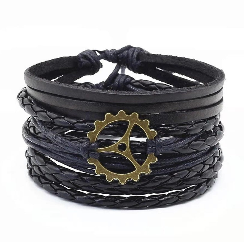 Leather Vintage Braided Bracelet