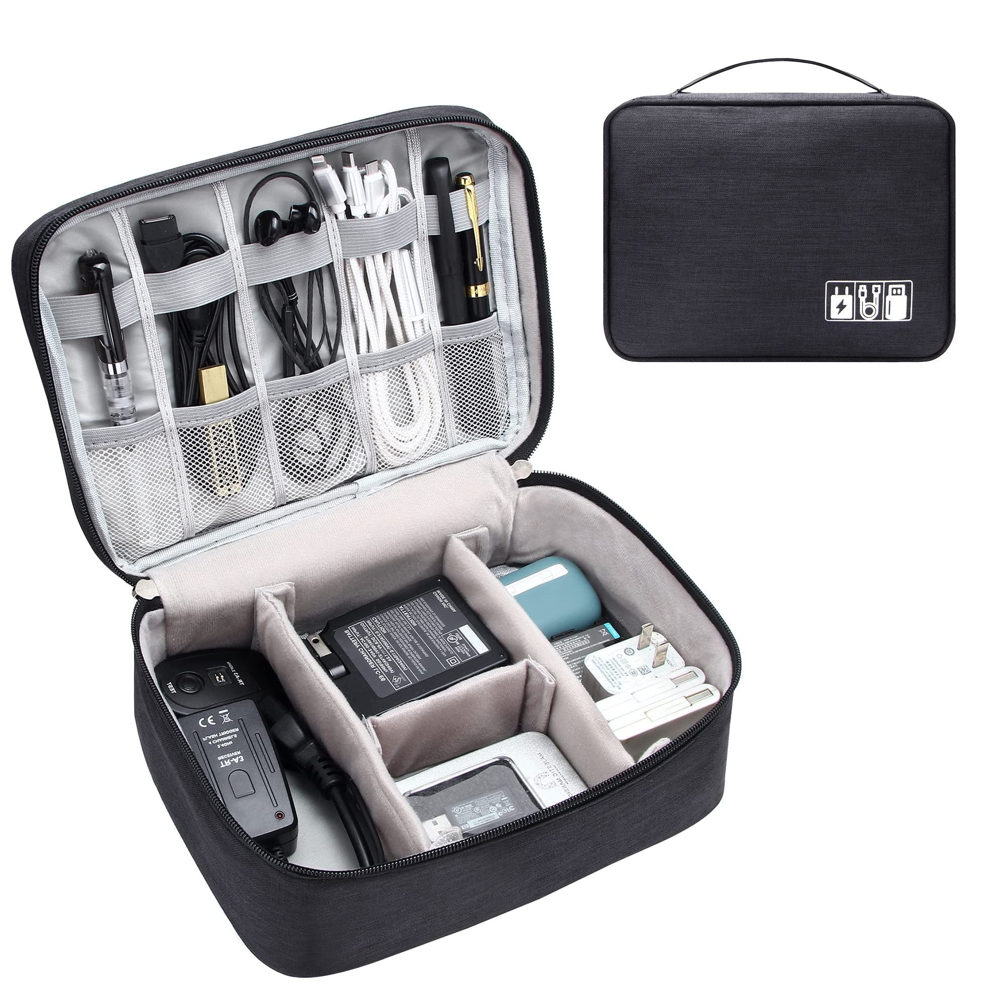 Travel Cable Organizer Bag Waterproof Portable