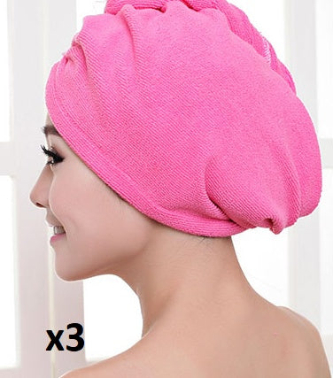 Women's Hair Dryer Cap, Absorbent Towel