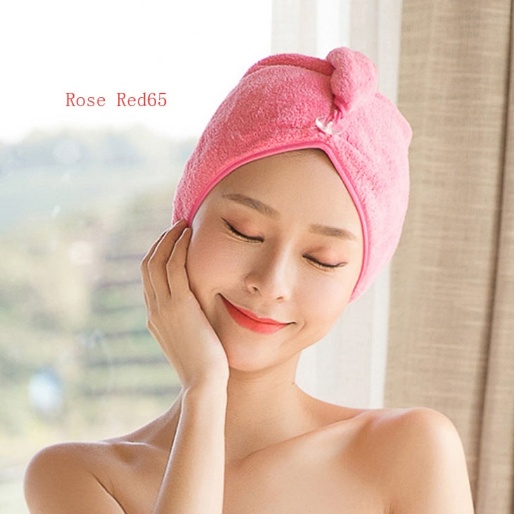 Women's Hair Dryer Cap, Absorbent Towel