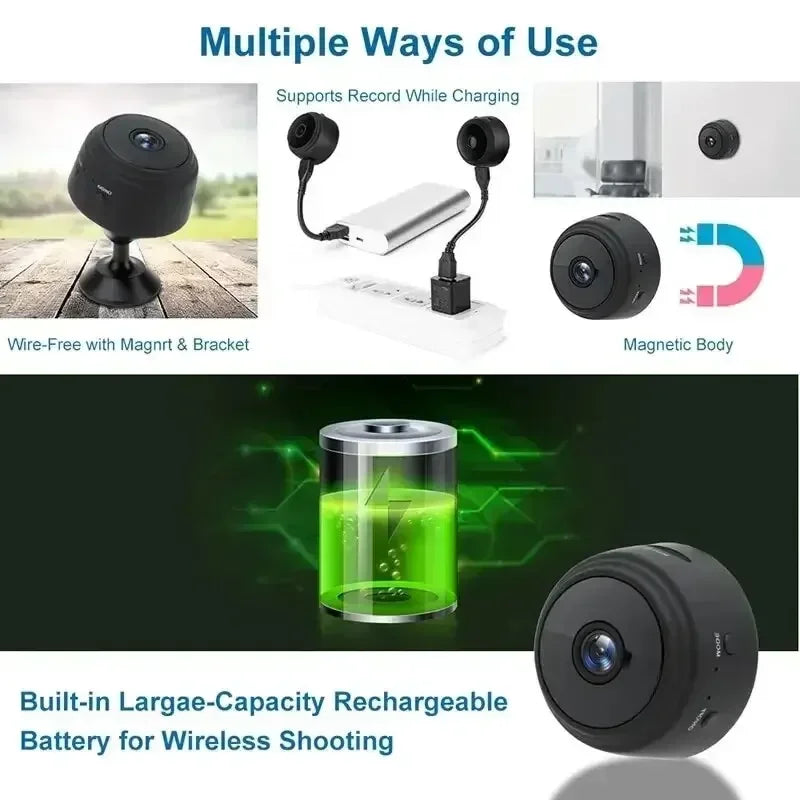 A9 2MP Mini WiFi Wireless Camera