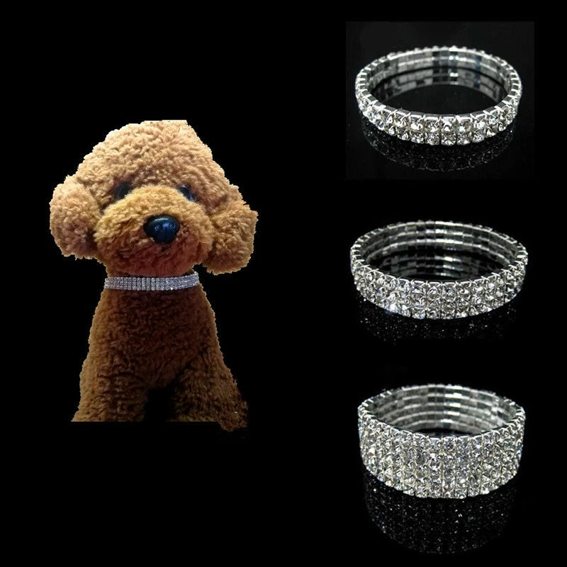 New Bling Cute Small Pet Collar Rhinestone