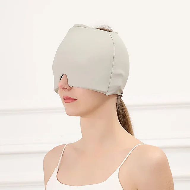 Migraine Relief Hat headache hat Gel Hot Cold Therapy