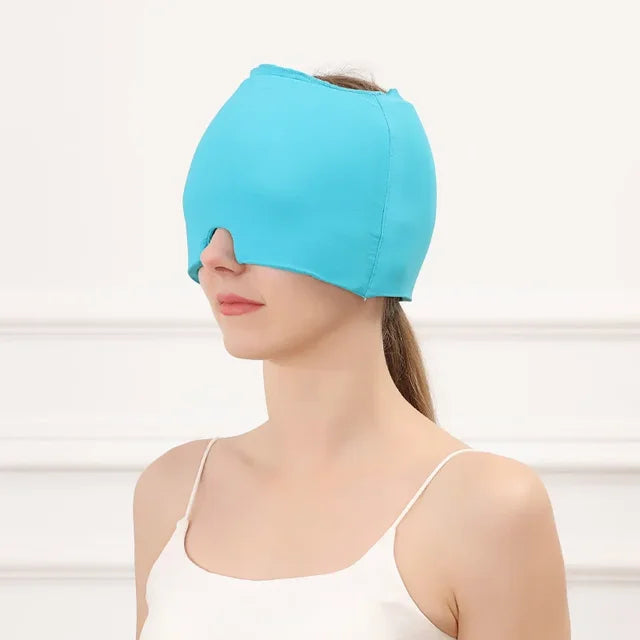 Migraine Relief Hat headache hat Gel Hot Cold Therapy