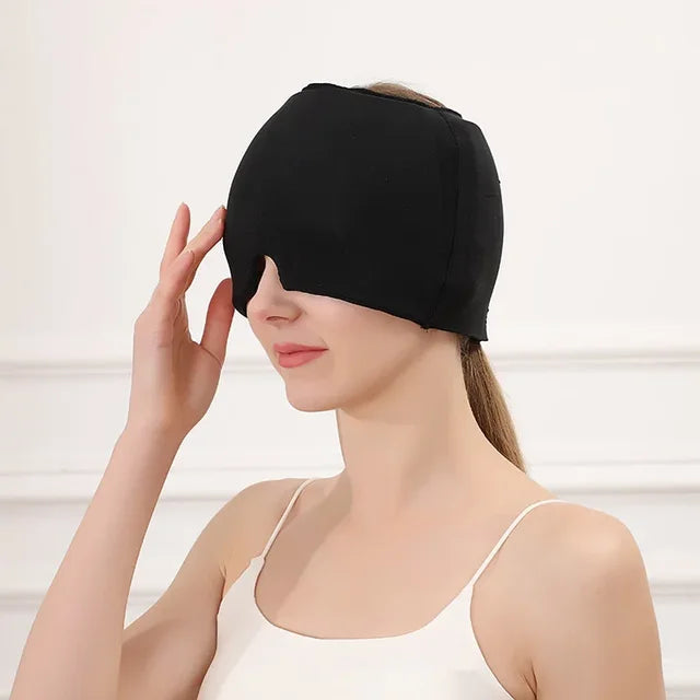 Migraine Relief Hat headache hat Gel Hot Cold Therapy