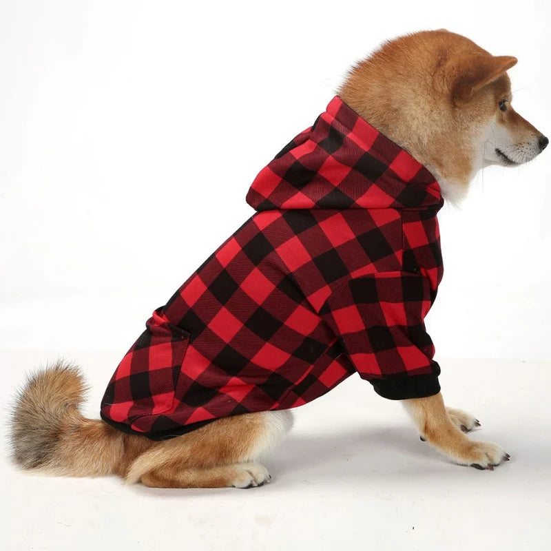 Pet Dog Hoodie Two Legged Sweater Autumn Winter Warm Dog Coat