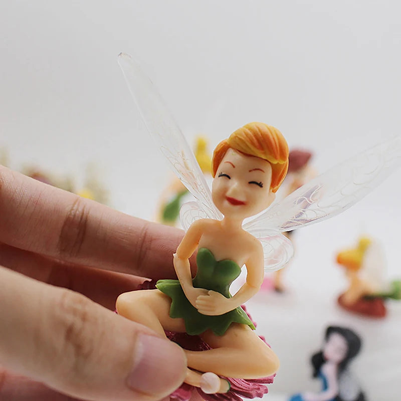 6Pcs Mini Flower Fairy Pixie Fairy