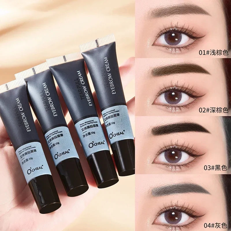 Eyebrow Gel Makeup Tearing Waterproof Long Lasting Semi-Permanent Tattoo