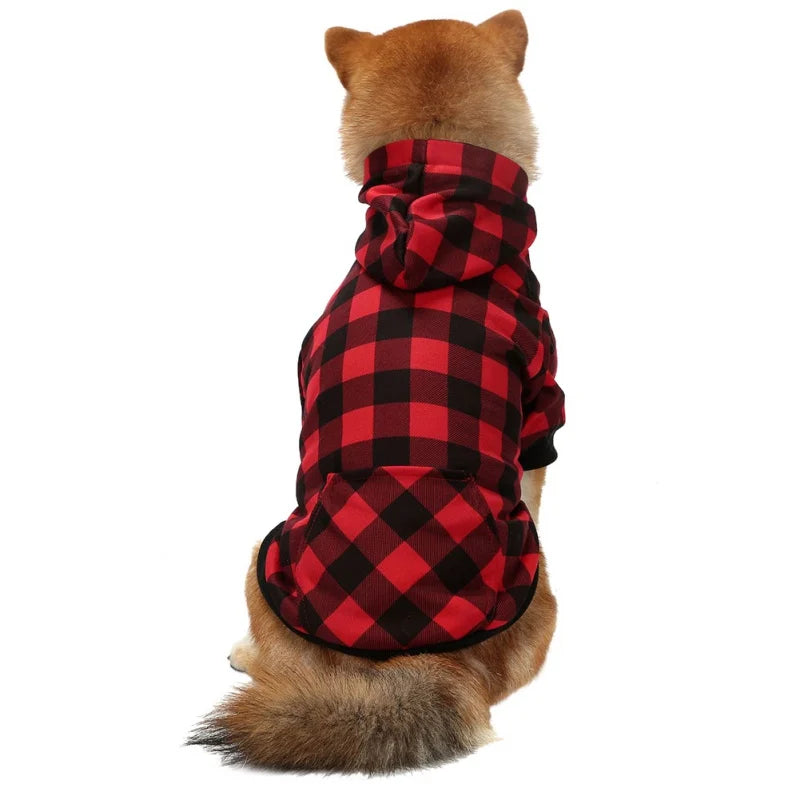 Pet Dog Hoodie Two Legged Sweater Autumn Winter Warm Dog Coat