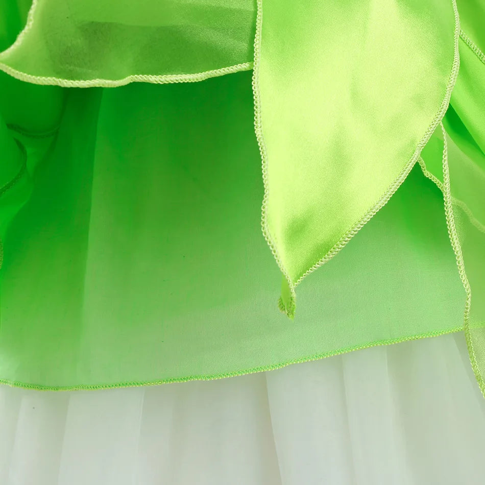 Kids Princess Dress With Wings tinker bell