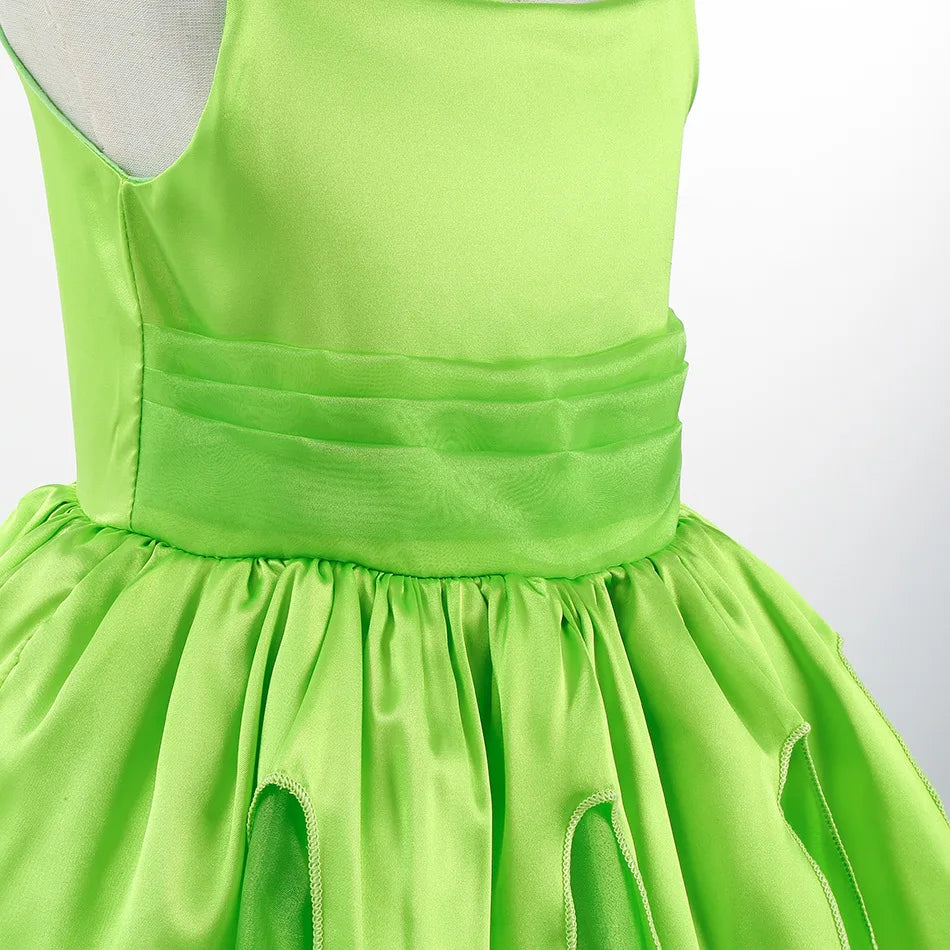 Kids Princess Dress With Wings tinker bell