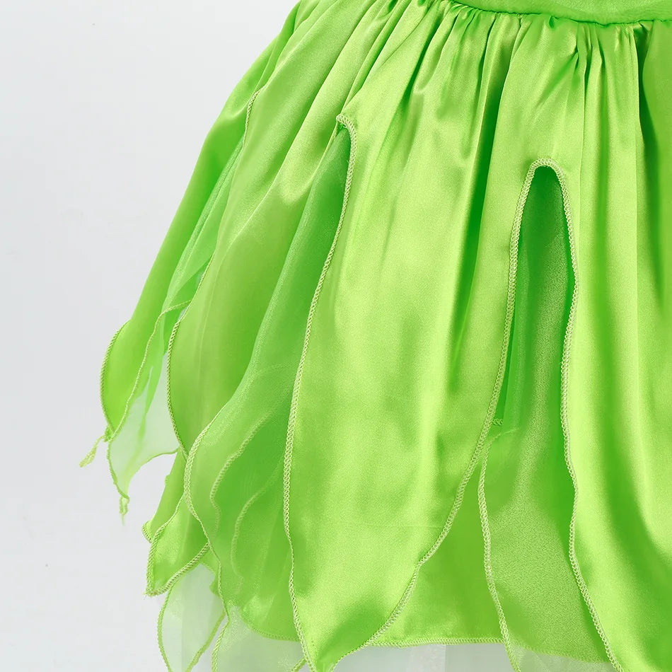 Kids Princess Dress With Wings tinker bell