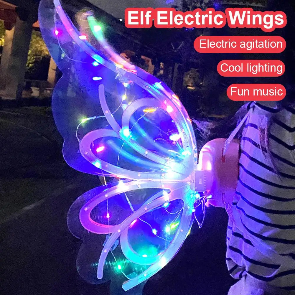 Children's Glowing Electric Butterfly Wing ,Moving , Music