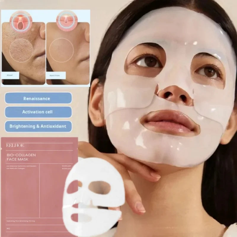 Bio Collagen Face Mask Shrink Pores Deep Hydrating Overnight