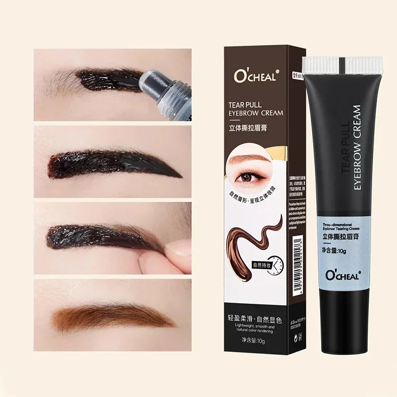 Eyebrow Gel Makeup Tearing Waterproof Long Lasting Semi-Permanent Tattoo