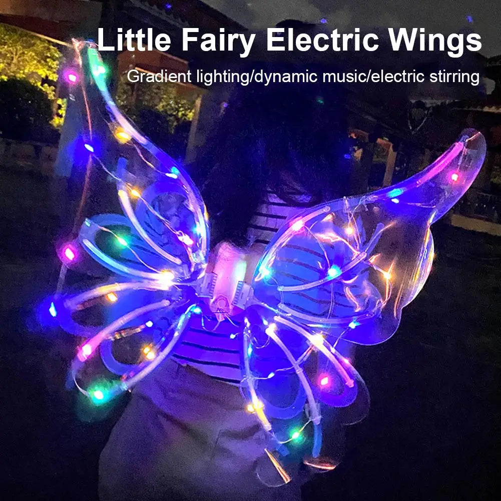 Children's Glowing Electric Butterfly Wing ,Moving , Music