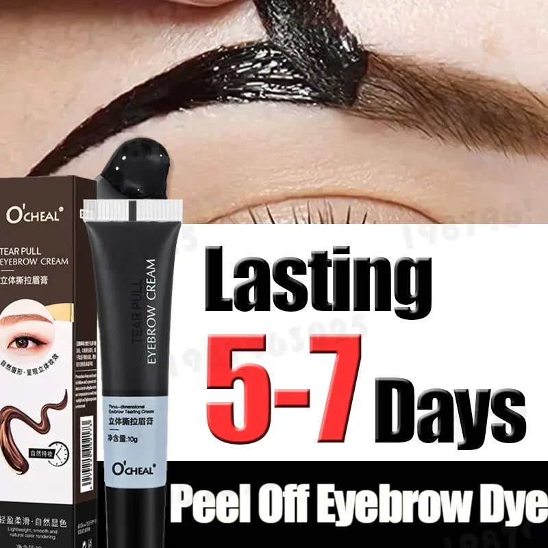 Eyebrow Gel Makeup Tearing Waterproof Long Lasting Semi-Permanent Tattoo