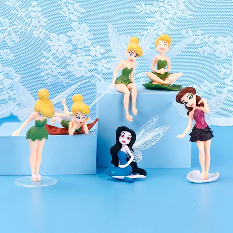 6Pcs Mini Flower Fairy Pixie Fairy