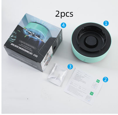 Smoke Removal Air Purification Ashtray Automatic