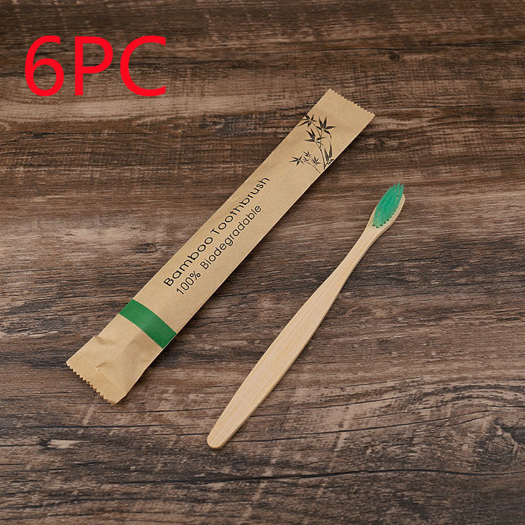 Flat Bamboo Toothbrush