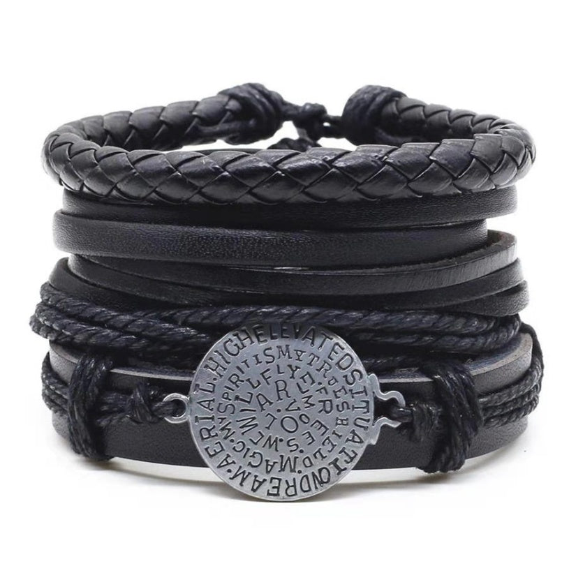 Leather Vintage Braided Bracelet