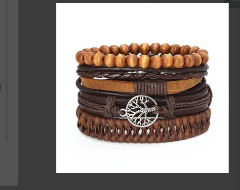 Leather Vintage Braided Bracelet